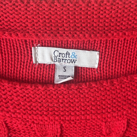 Women’s Croft and Barrow Red Sweater - Picture 2 of 3